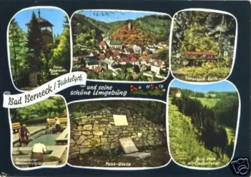 AK, Bad Berneck Fichtelgeb., sechs Abb., ca. 1977