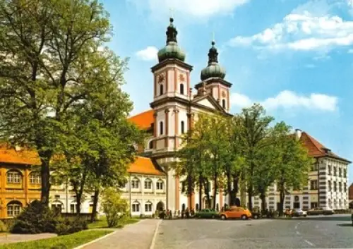 AK, Waldsassen Opf. Stiftsbasilika, Vers. 2, um 1990