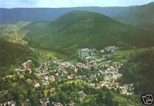 AK, Bad Herrenalb Schwarzwald, Luftbild, ca. 1980
