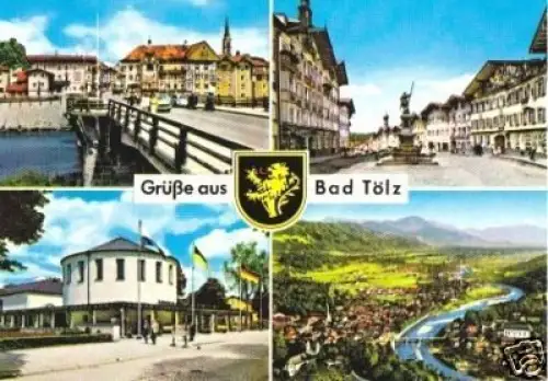 AK, Bad Tölz, vier Abb., ca. 1975