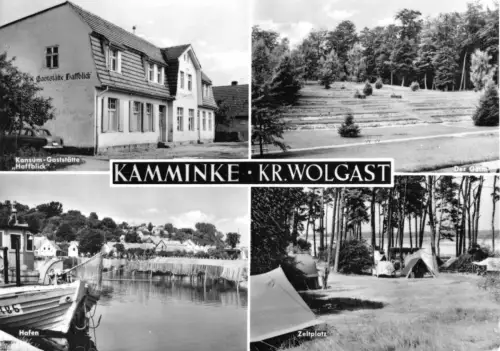 AK, Kamminke Kr. Wolgast, vier Abb., 1970