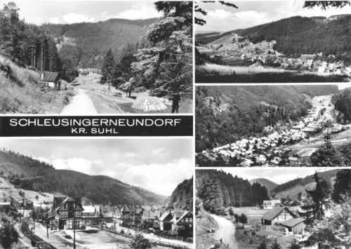 AK, Schleusingerneundorf Kr. Suhl, fünf Abb., 1972