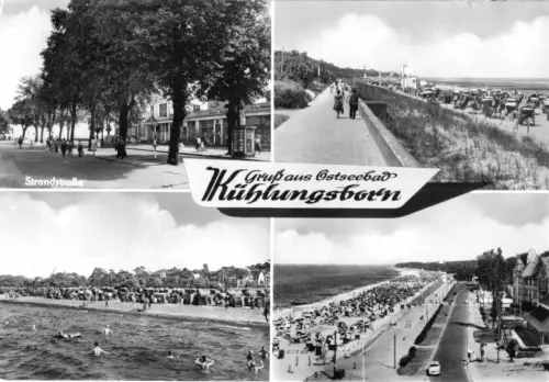 AK, Ostseebad Kühlungsborn, vier Abb., 1968