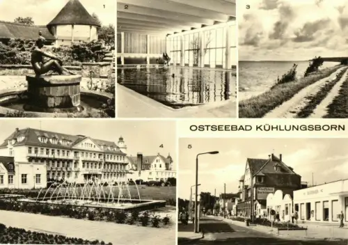 AK, Ostseebad Kühlungsborn, fünf Abb., 1975