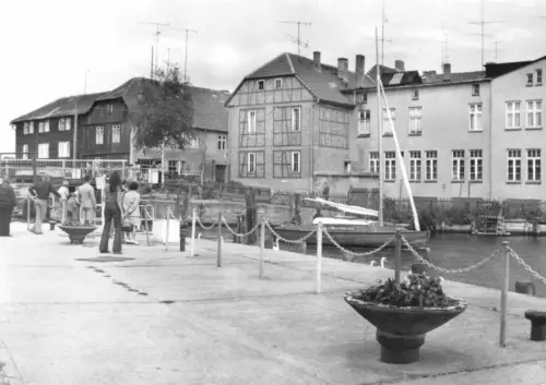 AK, Malchow Meckl., Anlegestelle Weiße Flotte, 1974