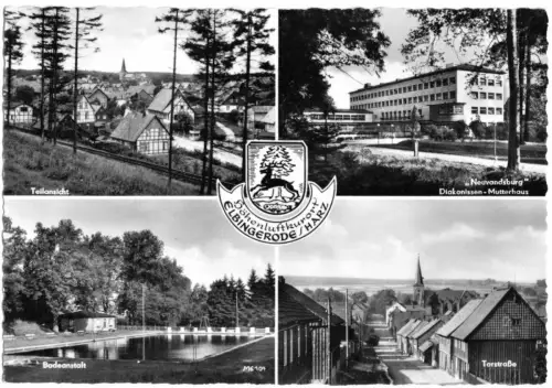 AK, Elbingerode Harz, vier Abb., 1962