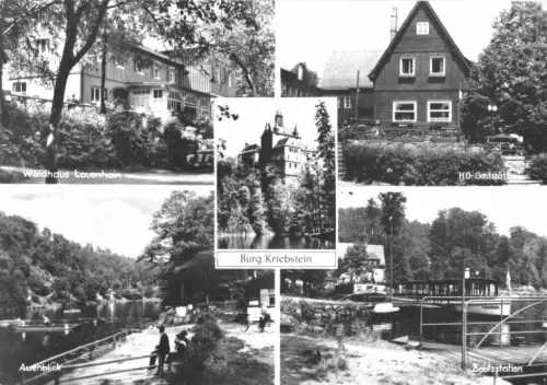AK, Kriebstein, fünf Abb., 1968