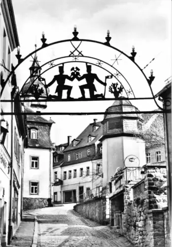 AK, Schwarzenberg Erzgeb., Untere Schloßstr., 1975