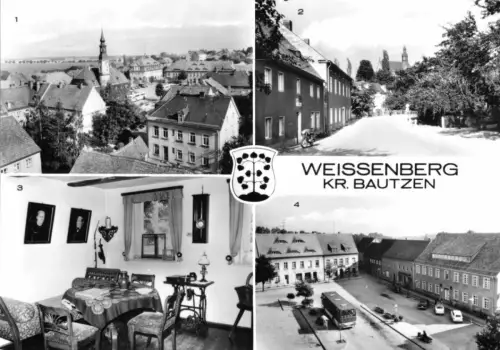 AK, Weissenberg, Kr. Bautzen, vier Abb., 1978