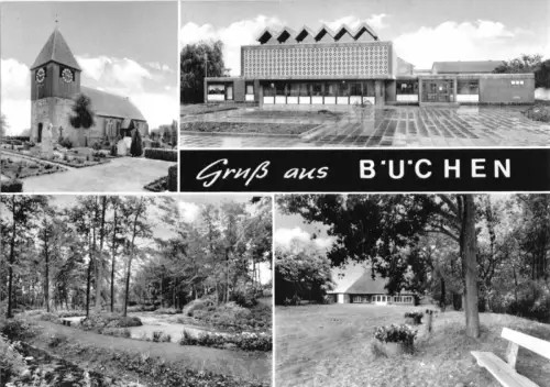 AK, Büchen, vier Abb., um 1975