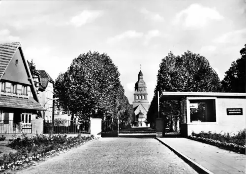 AK, Berlin Spandau, Ev. Johannesstift, Eingangsbereich, um 1980