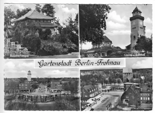 AK, Berlin Frohnau, vier Abb., um 1961