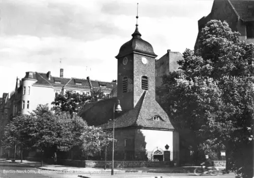 AK, Berlin Neukölln, Bethlehemkirche (Böhm. Dorf), um 1970