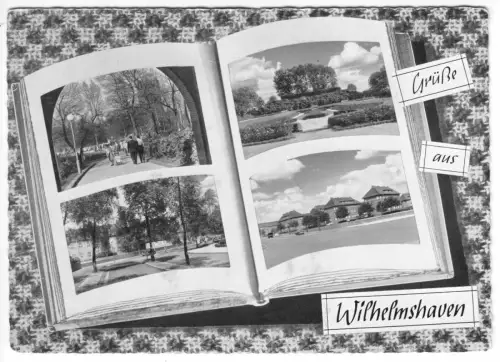 AK, Wilhelmshaven, vier Abb., gestaltet, 1964