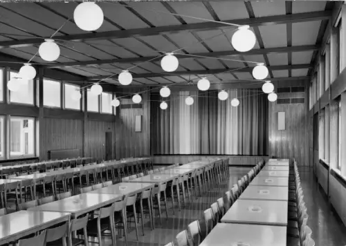 AK, Eisenärzt, Berliner Feriendorf, Speisesaal, um 1968
