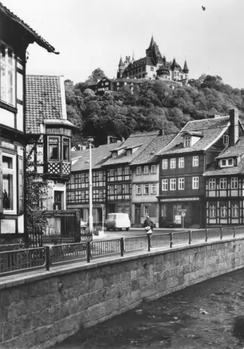 AK, Wernigerode Harz, An der Fiutrenne, 1977