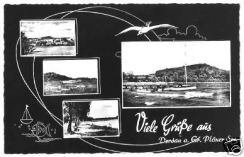 AK, Dersau am Gr. Plöner See, vier Abb., 1965