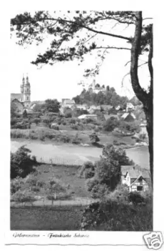 AK, Gößweinstein Fränk. Schweiz, Teilansicht, ca. 1958