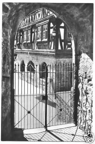 AK, Dörrenbach, Blick auf das Rathaus, 1963