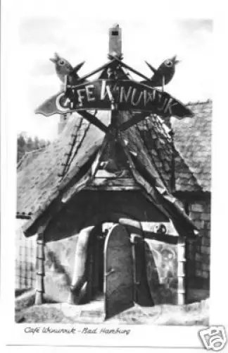 AK, Bad Harzburg, Café "Winuwuk", Teilansicht, 1961