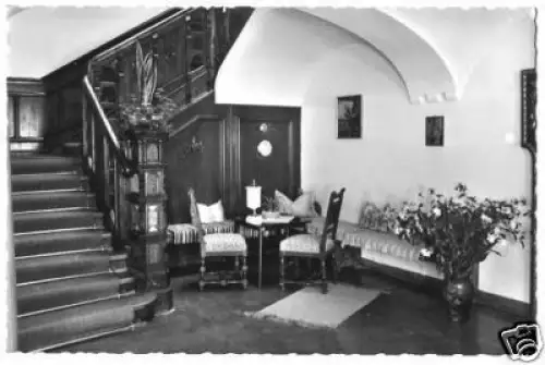 AK, Feldkirchen-Westerham, Heim DRK, Treppenhaus, 1960