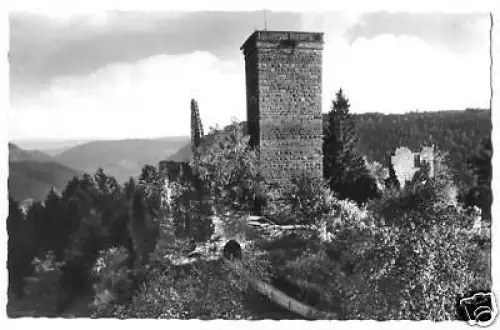 AK, Burgruine Zavelstein, Schwarzwald, ca. 1961