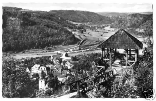 AK, Muggendorf Fränk. Schweiz, Teilansicht, ca. 1960