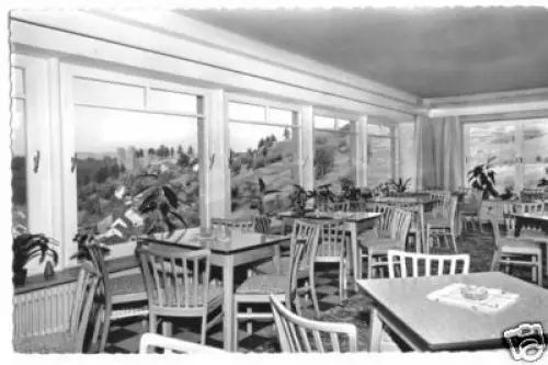 AK, Schönecken-Wetteldorf, Hotel Burgfrieden, Gastraum
