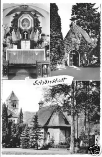 AK, Vallendar - Schönstatt, drei Abb., um 1964