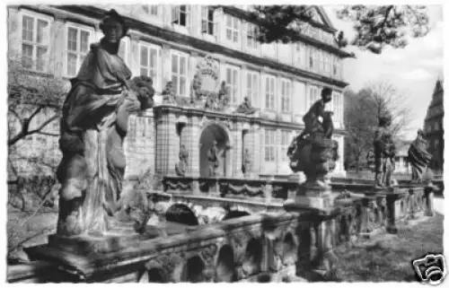 AK, Wolfenbüttel, Schloßbrücke, um 1960