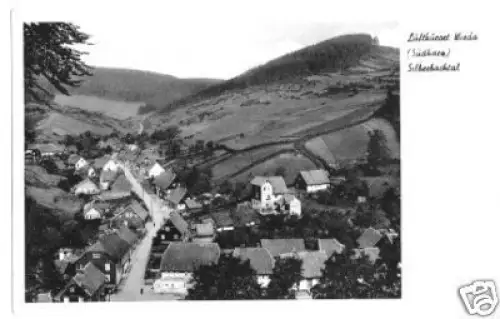 AK, Wieda Harz, Teilansicht 3, Silberbachtal, 1951