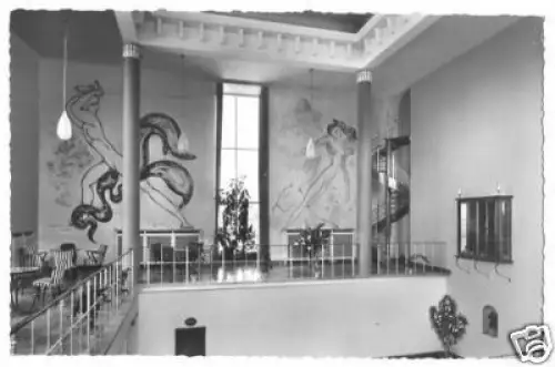 AK, Schömberg Kr. Calw, Kurhaus, Empfangshalle, 1962