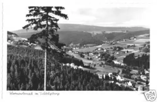 AK, Warmensteinach Fichtelgeb., Teilansicht 3, ca. 1960