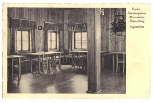 AK, Ruhpolding, Marienheim, Tagesraum, 1940