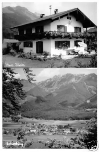 AK, Schleching, zwei Abb., Haus Glück, 1972