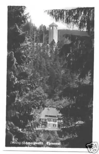 AK, Triberg Schwarzwald, Ehrenmal, ca. 1938