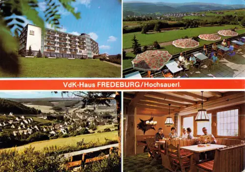 AK, Fredeburg Hochsauerl., VdK-Haus, vier Abb., 1978