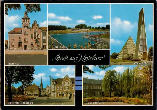 AK, Kevelaer, fünf Abb., um 1975