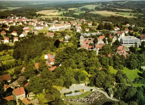 AK, Tecklenburg Teuteburger Wald, Luftbild-Teilansicht, 1981