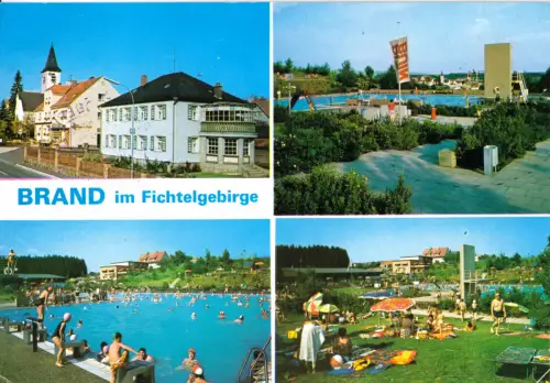 AK, Brand im Fichtelgebirge, vier Abb., 1983