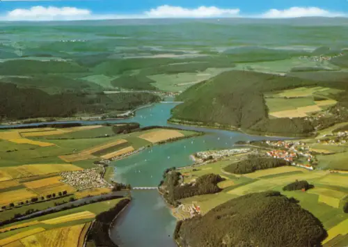 AK, Naturpark Diemelsee, Luftbildtotale, 1986