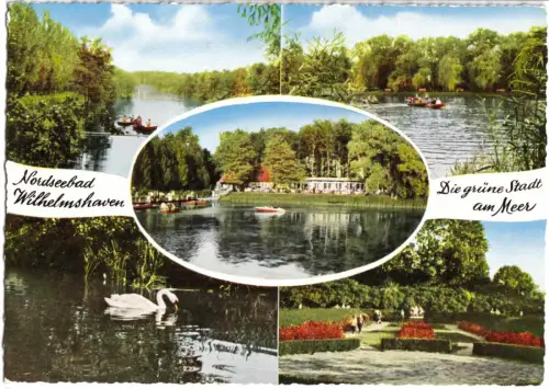 AK, Nordseebad Wilhelmshaven, fünf Abb., um 1962