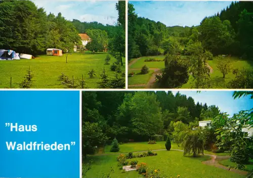 AK, Wiel 2 - Bielstein, Haus Waldfrieden, drei Abb., 1991