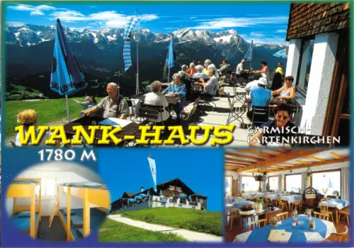AK, Garmisch-Partenkirchen, Wank-Haus, vier Abb., um 2010