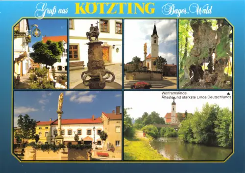 AK, Kötzting Bayer. Wald, sechs Abb., gestaltet, um 2010