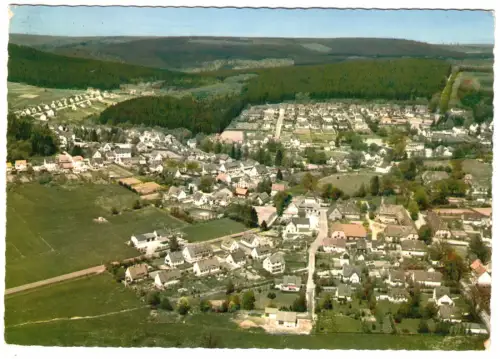 AK, Neuhaus im Solling, Luftbildteilansicht, 1970
