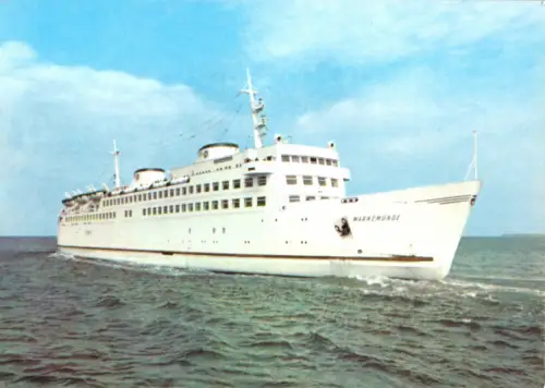 AK, Fährschiff "Warnemünde", 1976