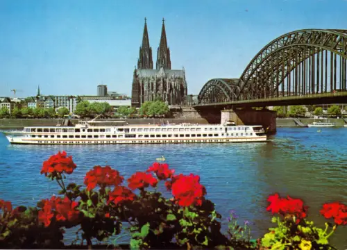 AK, Köln, Großmotorschiff der Köln-Düsseldorfer Rheinschifffart AG, um 1970