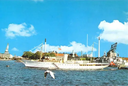 AK, Kopenhagen, Kongeskibet "Danneborg", Kopenhagen, Dänemark, um 2000