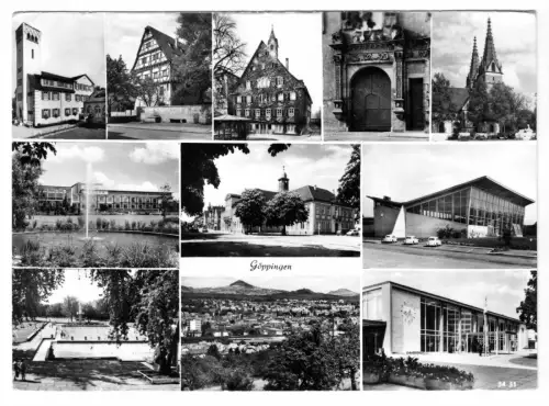 AK, Göppingen, elf innerstädt. Abb., um 1978